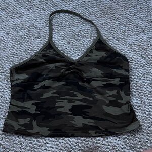 Camouflage Halter Top
